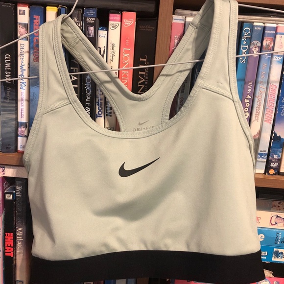 Nike Other - Nike  Seafoam And Black Sports Bra Sz M